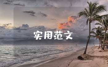 中專實習總結