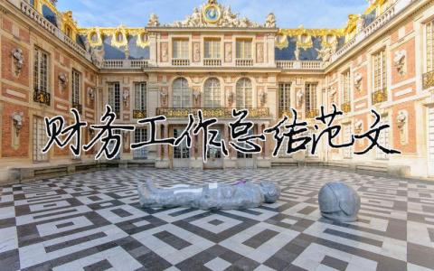 財務工作總結范文（精選合集15篇）