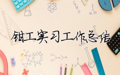 鉗工實習工作總結 鉗工實習工作總結（精選合集6篇）