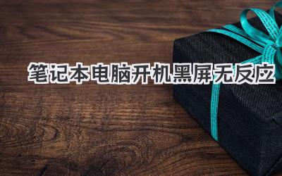 筆記本電腦開機(jī)黑屏無反應(yīng)