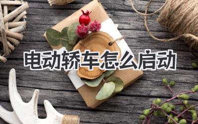 電動轎車怎么啟動
